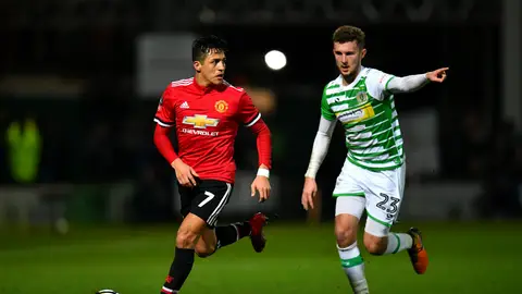 Alexis Sánchez, con el United Alexis Sánchez, con el United