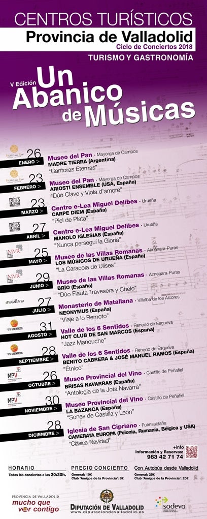 Arranca esta tarde el V Ciclo un Abanico de Música Arranca esta tarde el V Ciclo un Abanico de Música