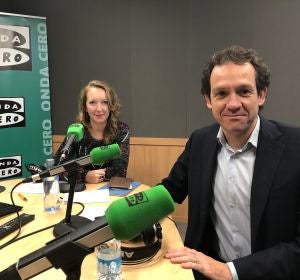 El conseller balear de Territorio, Energía y Movilidad, Marc Pons, en Mallorca en la Onda con Elka Dimitrova. El conseller balear de Territorio, Energía y Movilidad, Marc Pons, en Mallorca en la Onda con Elka Dimitrova.