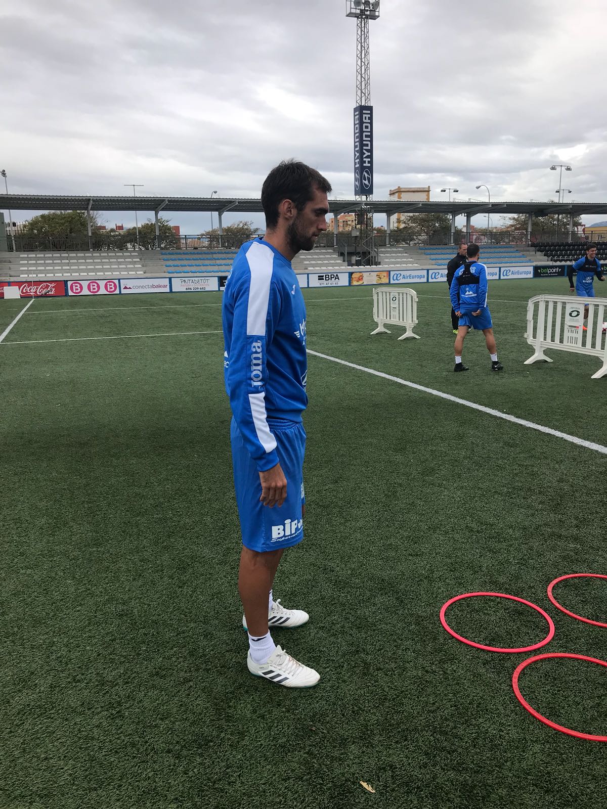 Allés ya entrena con el Baleares Allés ya entrena con el Baleares