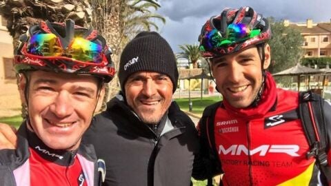 David Valero (d) formaba pareja con Catriel Soto y pos&oacute; en la CBBR con Luis Enrique