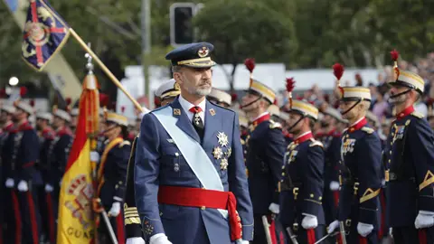 El Rey Felipe durante la Fiesta Nacional El Rey Felipe durante la Fiesta Nacional