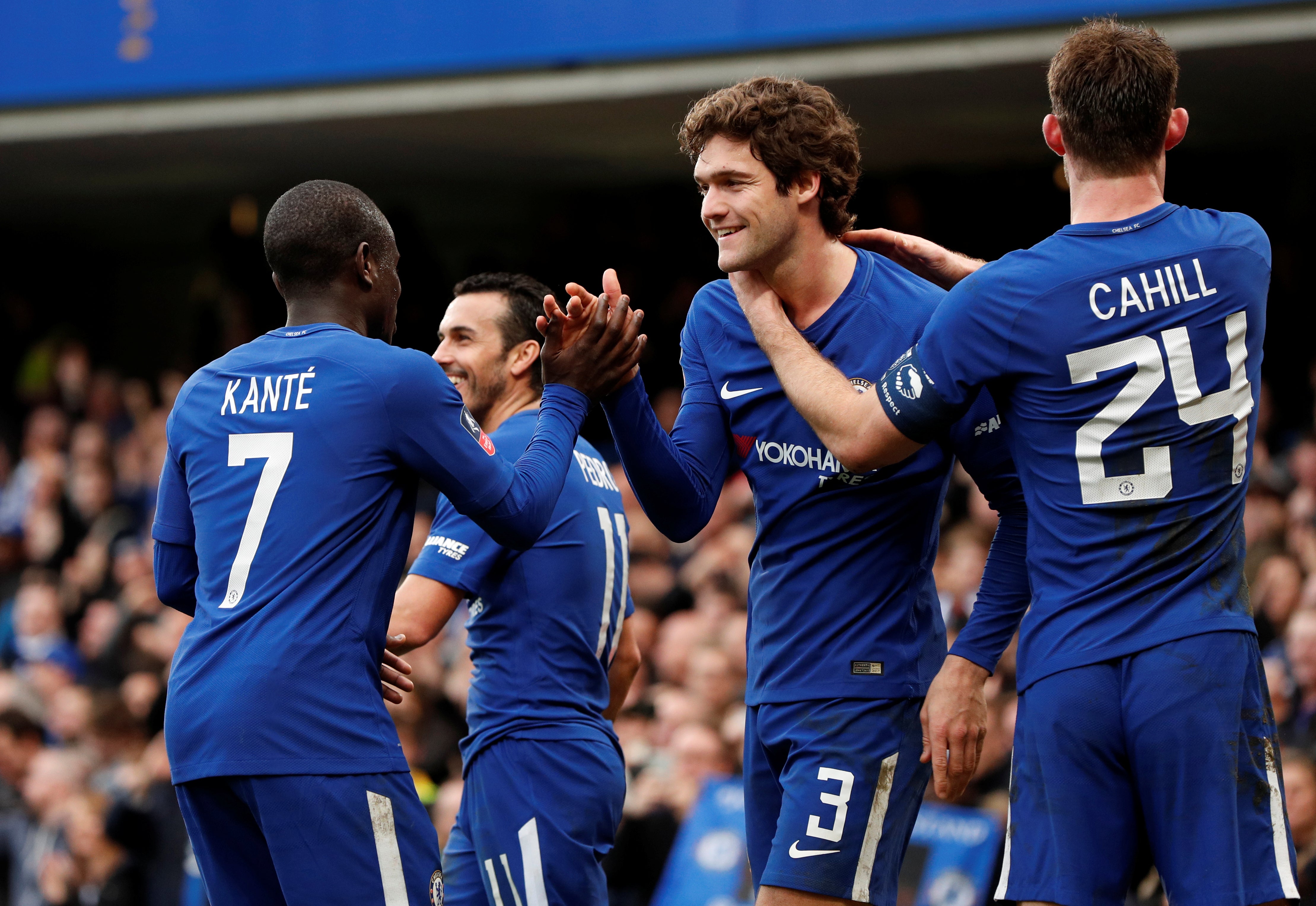 Batshuayi y Marcos Alonso meten al Chelsea en octavos de la FA Cup Batshuayi y Marcos Alonso meten al Chelsea en octavos de la FA Cup