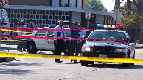 Varios coches de Polic&iacute;a en EEUU