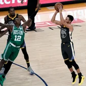 Curry lideró a los Warriors en la victoria ante Celtics Curry lideró a los Warriors en la victoria ante Celtics