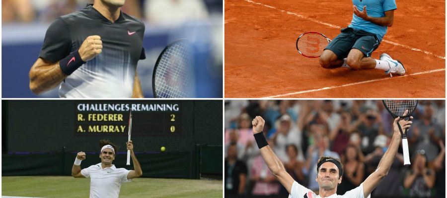 Federer conquista su vigésimo Grand Slam Federer conquista su vigésimo Grand Slam