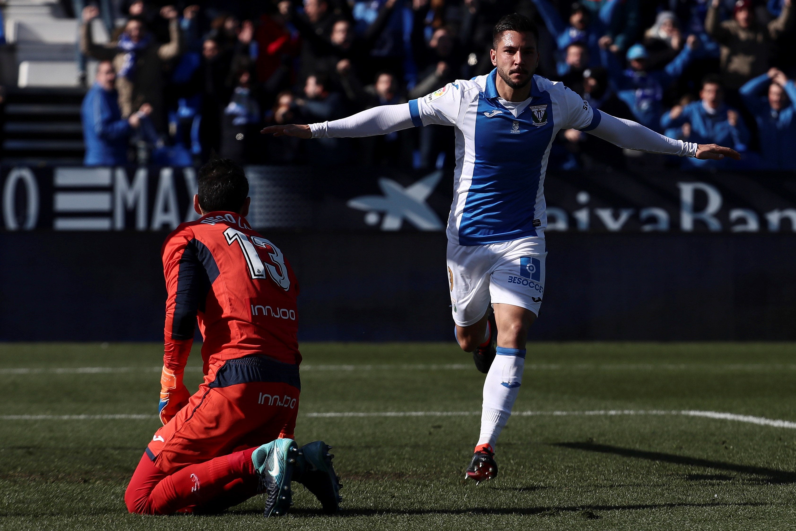 Mario Hermoso, héroe y villano en la victoria del Leganés ante el Espanyol Mario Hermoso, héroe y villano en la victoria del Leganés ante el Espanyol