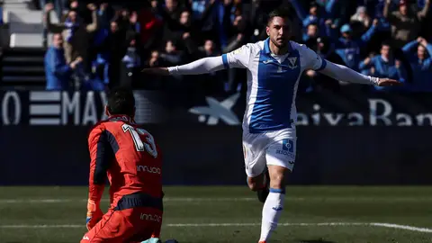 Guerrero celebra un gol ante el Espanyol Guerrero celebra un gol ante el Espanyol