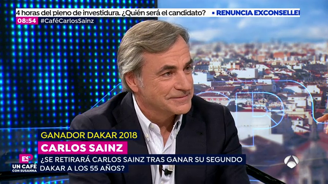 Carlos Sainz: "¿Mensaje? Siempre he celebrado todos los podium de mi carrera con la bandera de España" Carlos Sainz: "¿Mensaje? Siempre he celebrado todos los podium de mi carrera con la bandera de España"