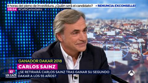 Carlos Sainz, tras ganar su segundo Dakar: "Me siento muy orgulloso como espa&ntilde;ol de poner mi granito de arena para que estemos en lo m&aacute;s alto del deporte"