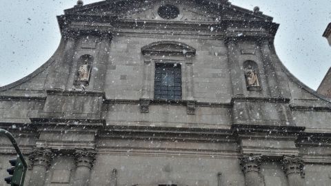 Nieva en Alcal&aacute; de Henares