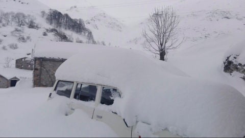 Nieve en Tresviso
