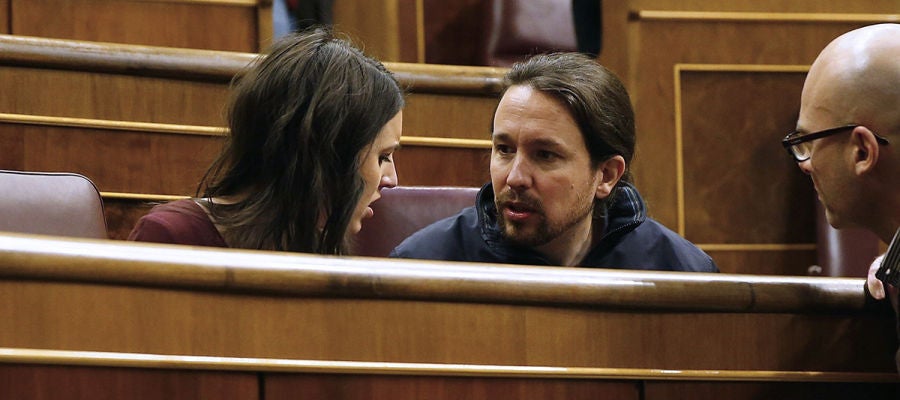 Pablo Iglesias e Irene Montero Pablo Iglesias e Irene Montero