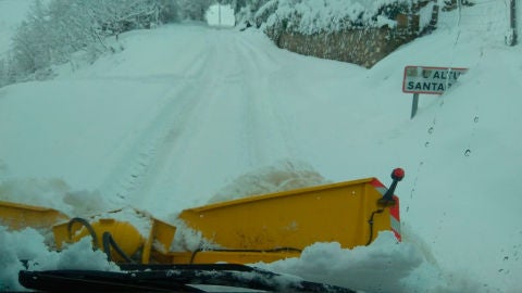 Nieve en Cangas