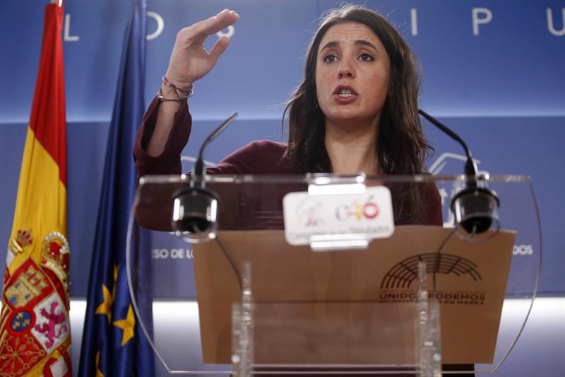 Irene Montero ve "lícito" el uso de "portavozas" como herramienta de la lucha feminista Irene Montero ve "lícito" el uso de "portavozas" como herramienta de la lucha feminista
