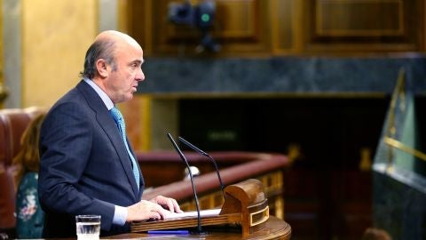 El Ministro de Econom&iacute;a, Industria y Competitividad, Luis de Guindos
