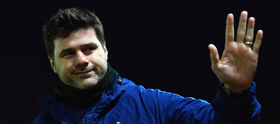 Pochettino, durante un partido Pochettino, durante un partido