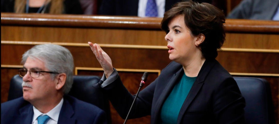 Soraya Sáenz de Santamaría en el Congreso Soraya Sáenz de Santamaría en el Congreso