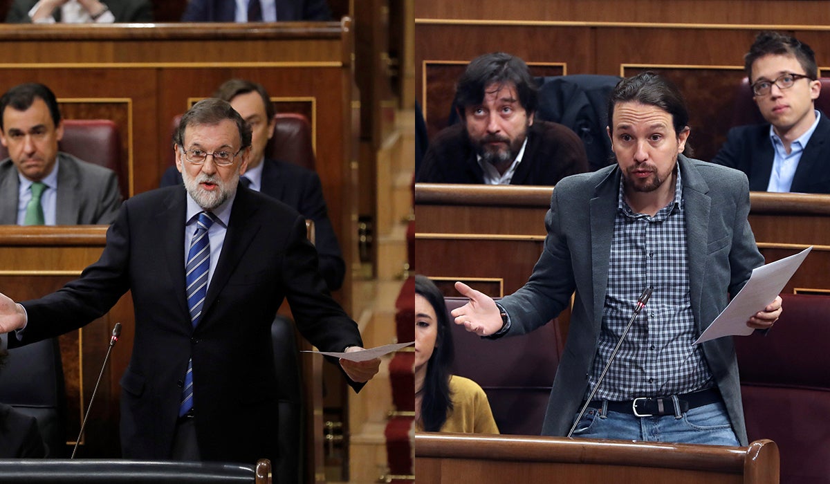 Rajoy compara a Iglesias con Torquemada por reprocharle la corrupción Rajoy compara a Iglesias con Torquemada por reprocharle la corrupción