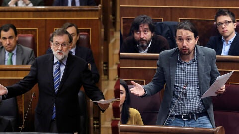 Mariano Rajoy y Pablo Iglesias
