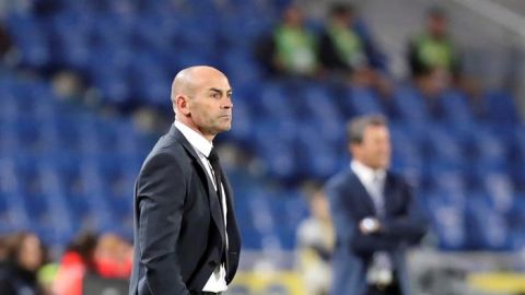 El entrenador de la UD Las Palmas, Paco J&eacute;mez. 