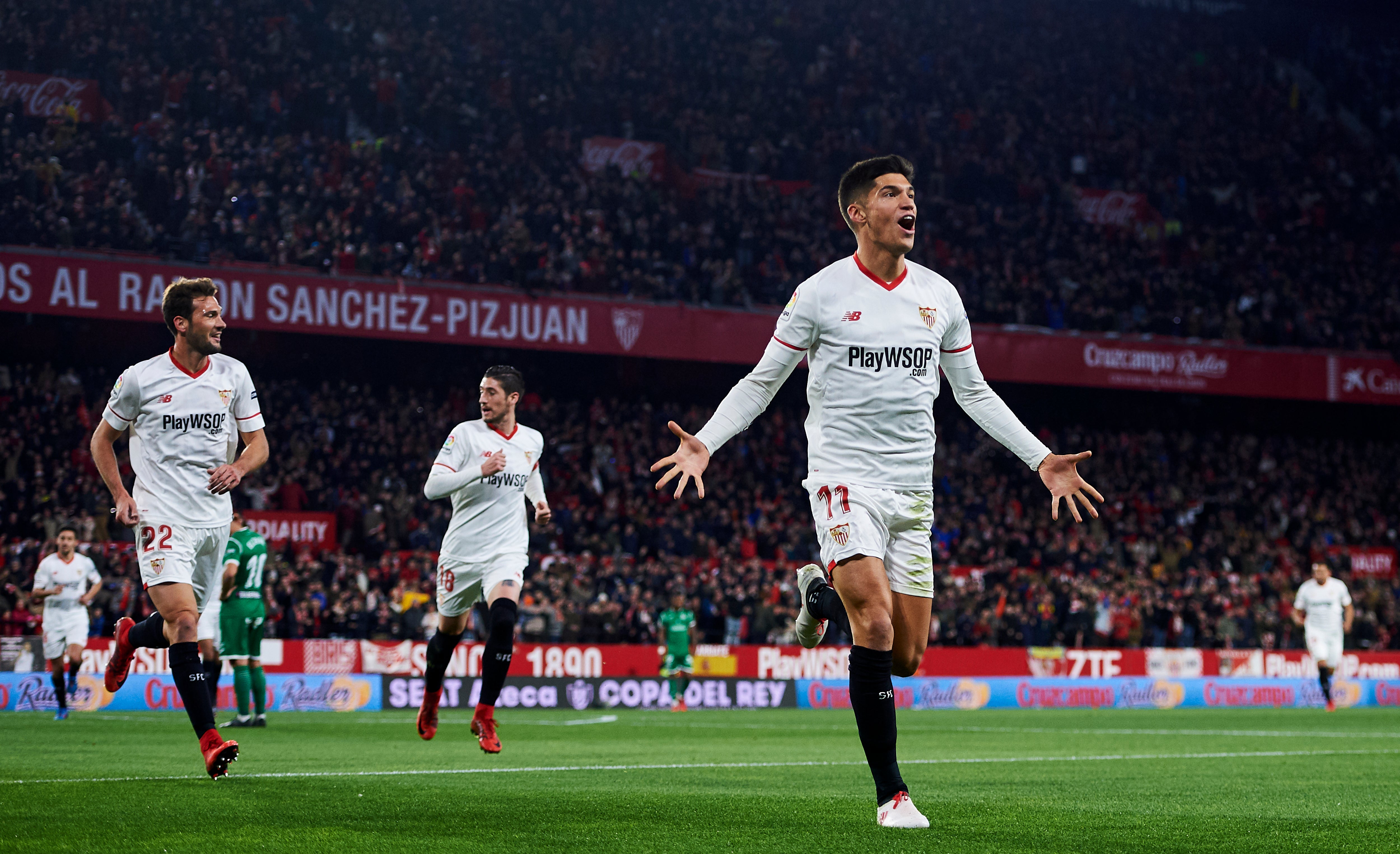 Sevilla 2-0 Leganés. El Sevilla jugará la final de Copa del Rey tras eliminar al Leganés Sevilla 2-0 Leganés. El Sevilla jugará la final de Copa del Rey tras eliminar al Leganés