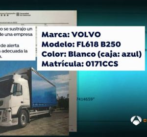 Robo de un camión en Cataluña Robo de un camión en Cataluña