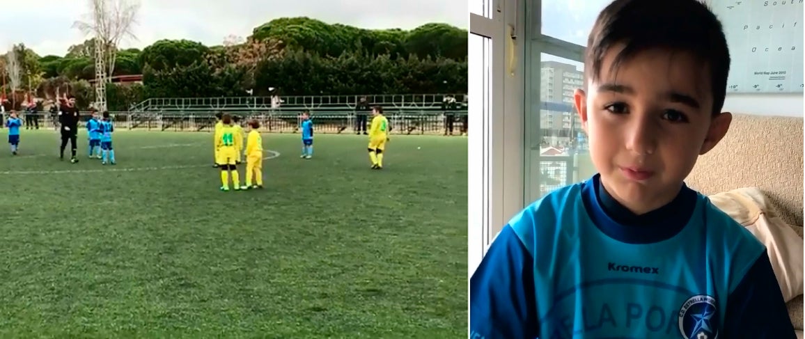 El gesto de deportividad del hijo de Barral y su mensaje sobre los árbitros El gesto de deportividad del hijo de Barral y su mensaje sobre los árbitros