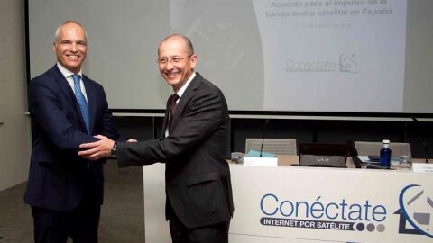 Los consejeros delegados de Hispasat y Eurona