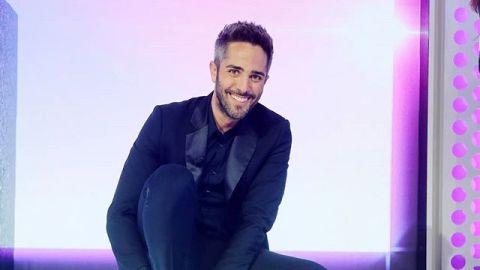 Roberto Leal en el plat&oacute; de OT