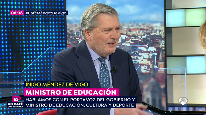 Méndez de Vigo, sobre el "portavozas" de Irene Montero: "Hay que mejorar el sistema educativo" Méndez de Vigo, sobre el "portavozas" de Irene Montero: "Hay que mejorar el sistema educativo"