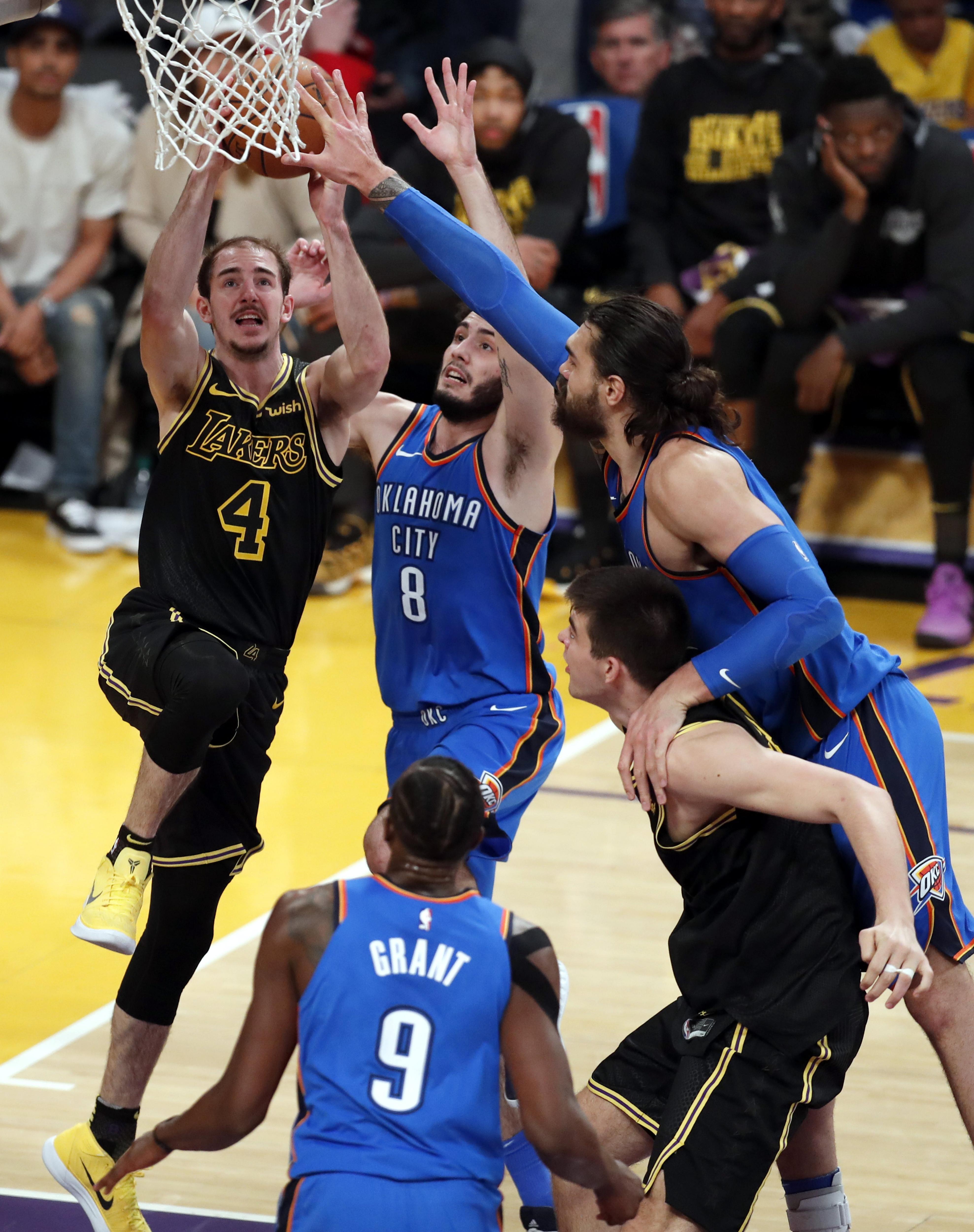 Los Lakers pueden con unos Thunder sin Westbrook ni Carmelo Anthony Los Lakers pueden con unos Thunder sin Westbrook ni Carmelo Anthony