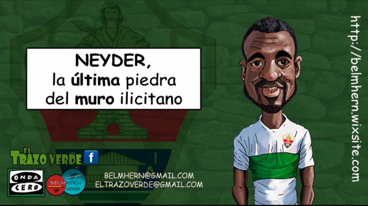 Neyder Lozano, la última piedra del muro ilicitano Neyder Lozano, la última piedra del muro ilicitano