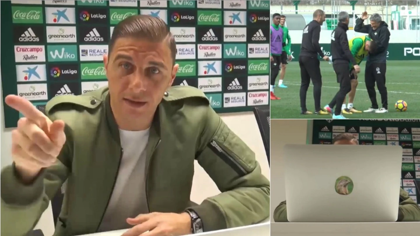 Joaquín se 'venga' de la broma del Betis Joaquín se 'venga' de la broma del Betis