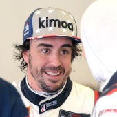 Fernando Alonso, durante la disputa de las 24 horas de Daytona