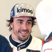 Fernando Alonso, durante la disputa de las 24 horas de Daytona Fernando Alonso, durante la disputa de las 24 horas de Daytona