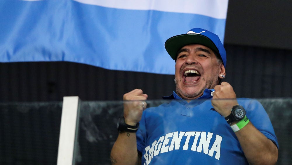 Maradona anima a Argentina