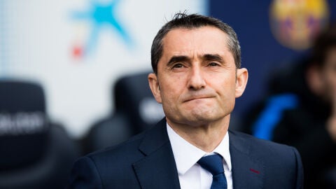 Valverde, durante el partido contra el Getafe