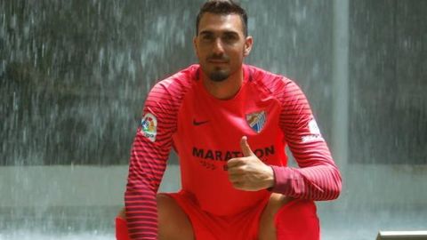 Roberto Jim&eacute;nez, portero del M&aacute;laga