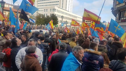 Manifestaci&oacute;n en Oviedo