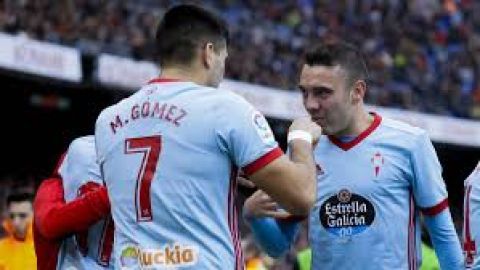 celebracion gol celta espa&ntilde;ol