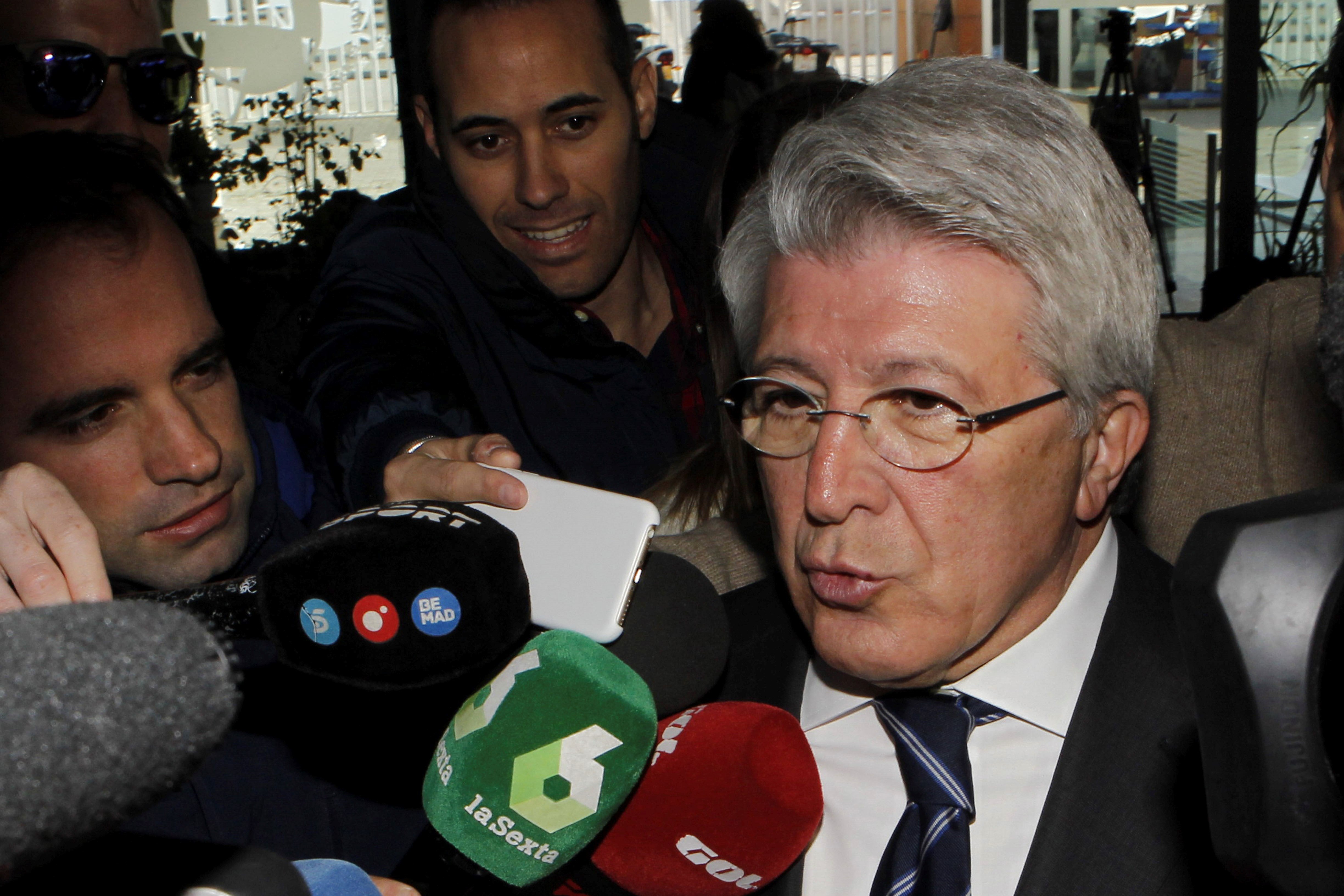 Enrique Cerezo: "Tenemos experiencia de que hay que aguantar hasta el final" Enrique Cerezo: "Tenemos experiencia de que hay que aguantar hasta el final"