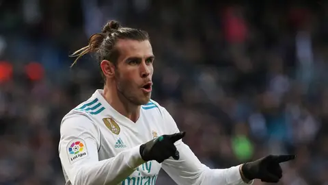 Bale durante un partido de Liga Bale durante un partido de Liga