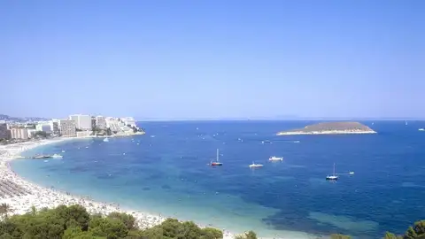 Imagen de la costa de Calviá, Mallorca Tenis