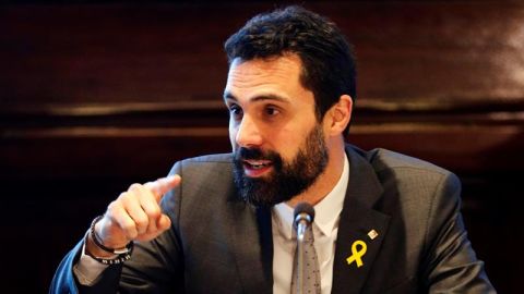 El presidente del Parlament de Catalu&ntilde;a, Roger Torrent