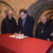 Mariano Rajoy en la Catedral de Palencia Mariano Rajoy en la Catedral de Palencia