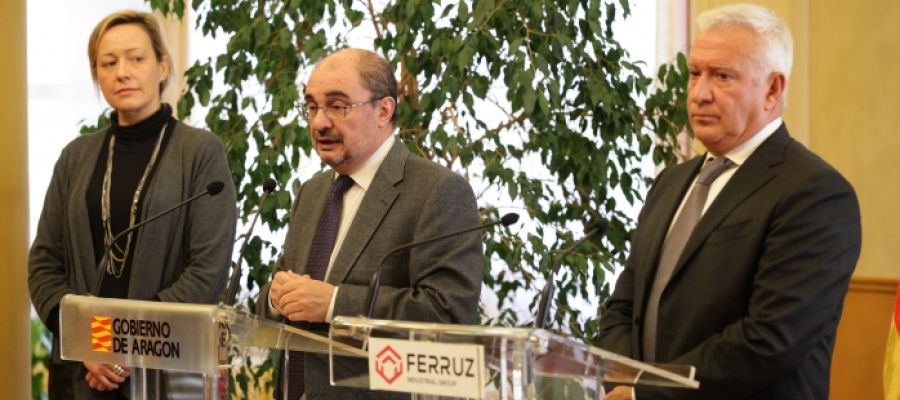 El Presidente de Aragón, Javier Lambán, y la consejera de Economía, Industria y Empleo, Marta Gastón, se han reunido con los directivos del Grupo Industrial Ferruz El Presidente de Aragón, Javier Lambán, y la consejera de Economía, Industria y Empleo, Marta Gastón, se han reunido con los directivos del Grupo Industrial Ferruz