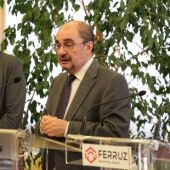 El Presidente de Aragón, Javier Lambán, y la consejera de Economía, Industria y Empleo, Marta Gastón, se han reunido con los directivos del Grupo Industrial Ferruz