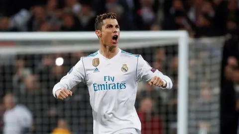 Cristiano Ronaldo celebra su gol ante el PSG Cristiano Ronaldo celebra su gol ante el PSG