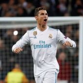 Cristiano Ronaldo celebra su gol ante el PSG